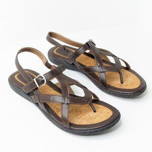 B.O.C. Avery Strappy Sandals, Brown, Women's 8
